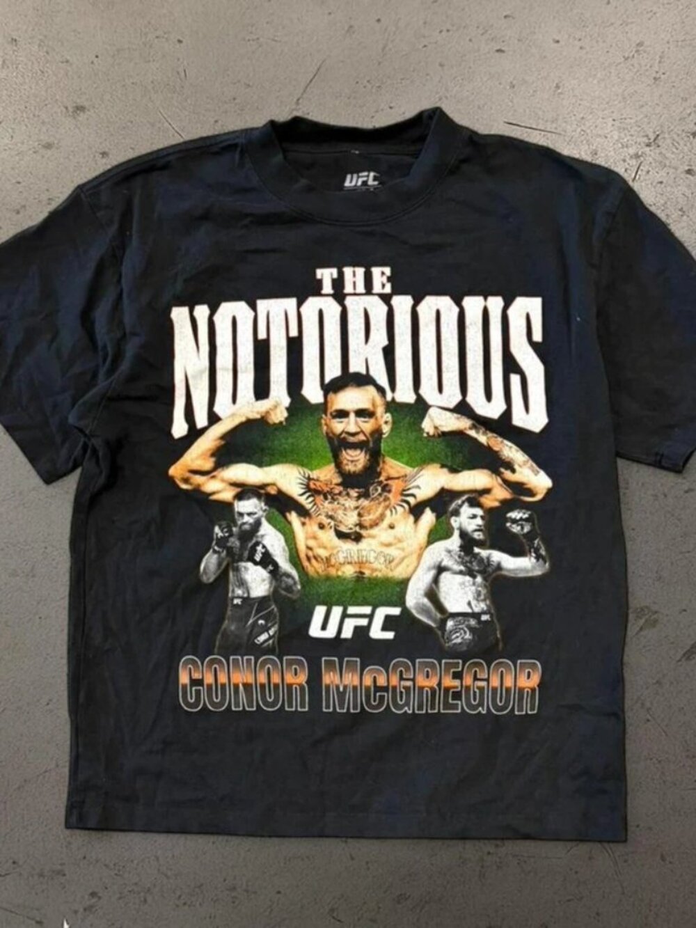 Conor McGregor black graphic tee